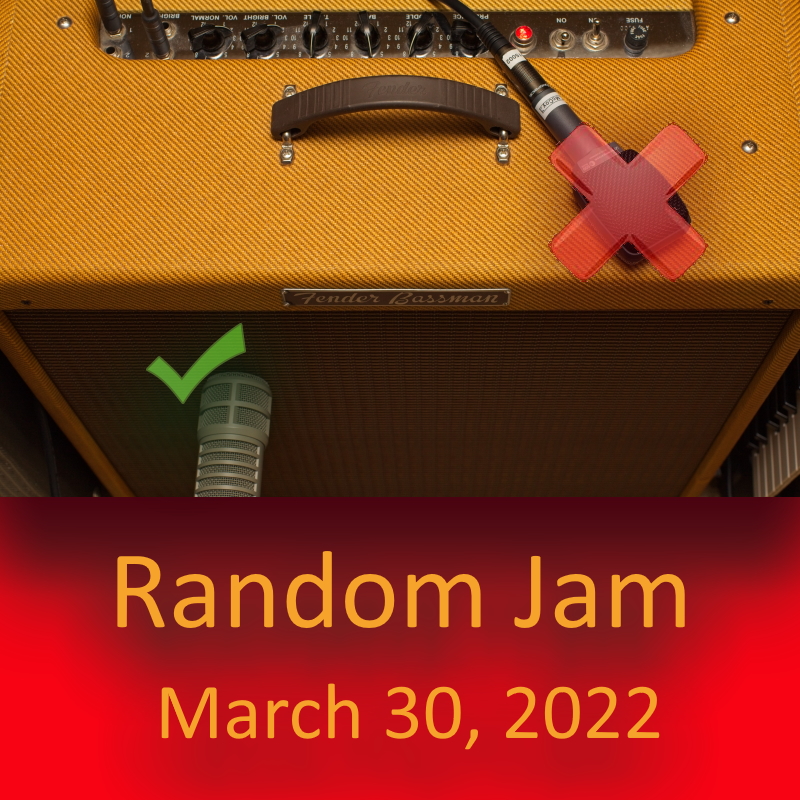 'Live Random Jam in The Studio Room  - March 30, 2022' Cover Art