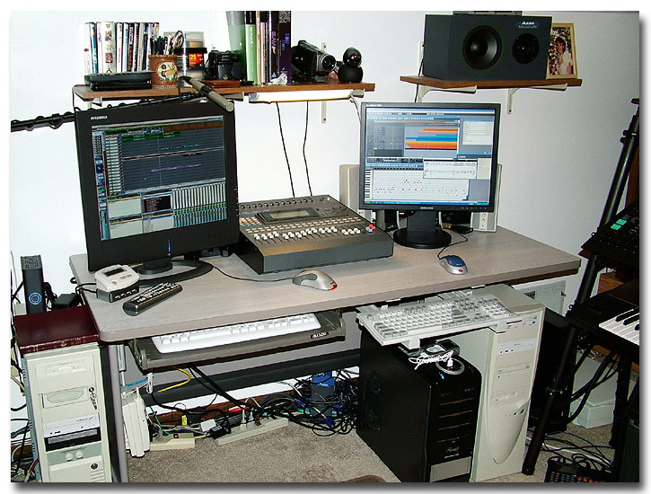 Multitracking/Sequencing Computers, 16 Channel MIDI Control Surface (ProMix01), Web/Webcam Server