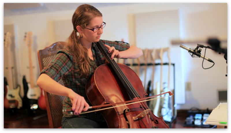 Cellist Jennifer Laminack Plays Lanterns - April 03, 2012